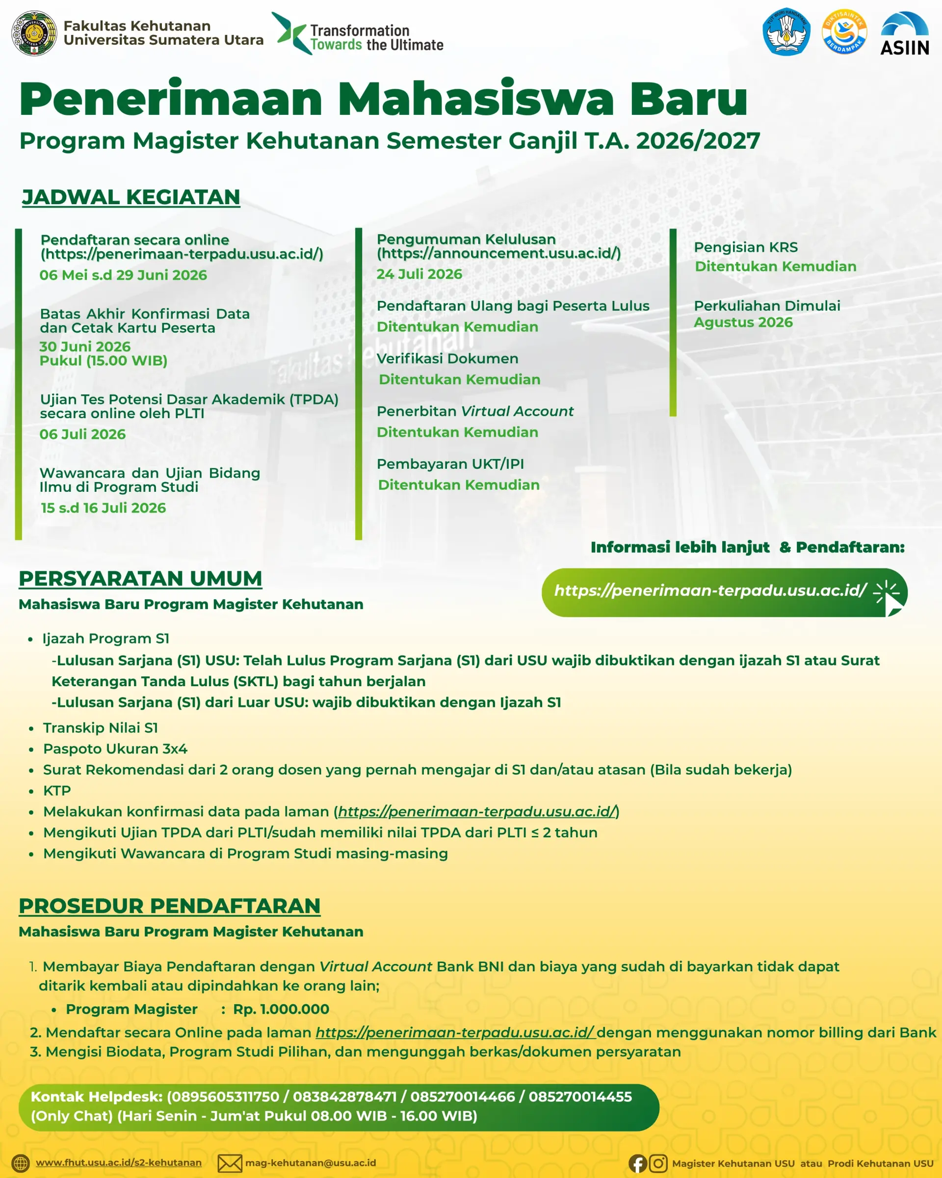 Program Magister Kehutanan